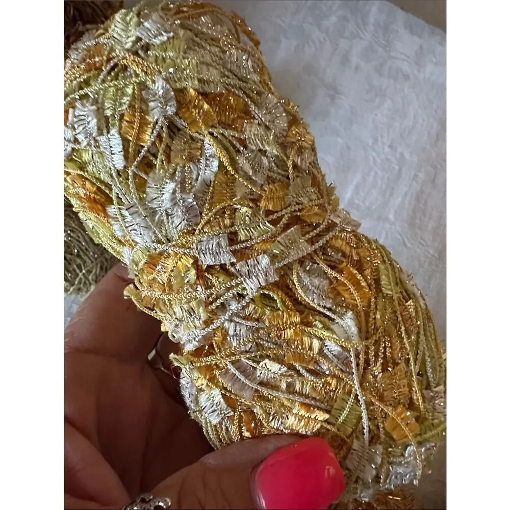 Yarn Bundle Gold Decorative Party Yarn Multipack